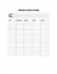 Free download Attendance Sheet Sample DOC, XLS or PPT template free to be edited with LibreOffice online or OpenOffice Desktop online