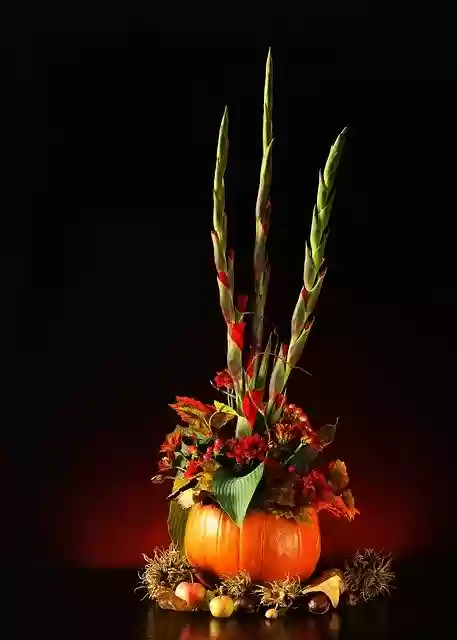 Free download Autumn Flowers Arrangement -  free free photo or picture to be edited with GIMP online image editor