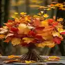 Autumn leaf bouquet wallpaper  screen for extension Chrome web store in OffiDocs Chromium