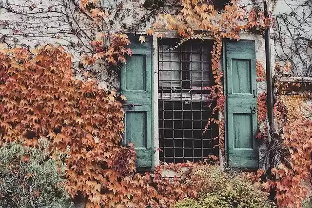 Free download Autumn Window Villa -  free photo or picture to be edited with GIMP online image editor