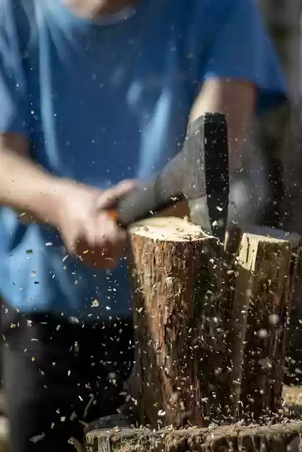 Free download axe wood cutting lumberjack free picture to be edited with GIMP free online image editor