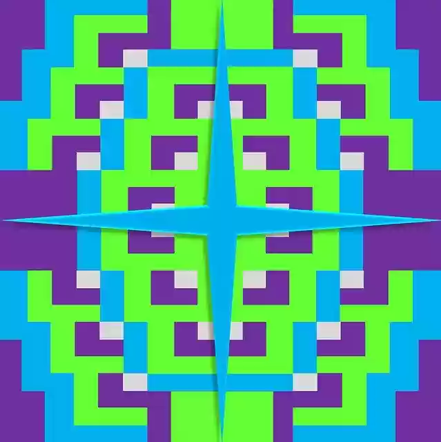 Free download Aztec Design Aqua -  free illustration to be edited with GIMP free online image editor