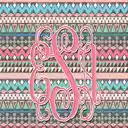 Aztec Tribal Chevron Monogram (eSa)  screen for extension Chrome web store in OffiDocs Chromium