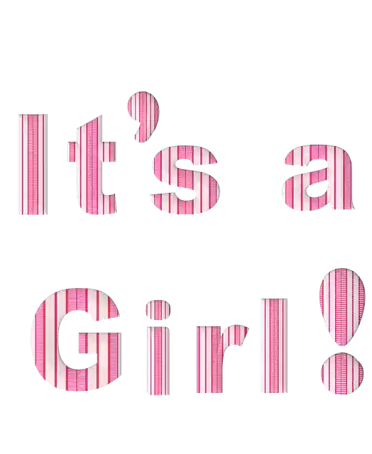 Free download Baby Announcement Girl -  free illustration to be edited with GIMP free online image editor