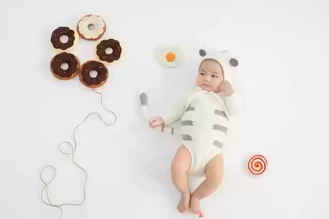Free download baby child doughnuts candies free picture to be edited with GIMP free online image editor