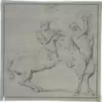 Free download Bacchic Scene of Centaur Playing Horns and Satyr with Drum free photo or picture to be edited with GIMP online image editor