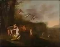 Free download Bacchus and Nymphs in a Landscape free photo or picture to be edited with GIMP online image editor
