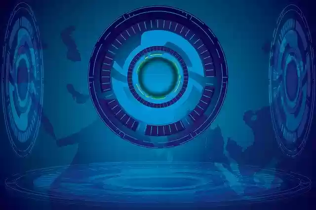 Free download Background Blue Circle -  free illustration to be edited with GIMP free online image editor