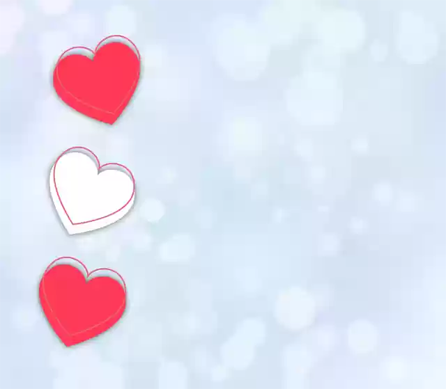 Free download Background Bokeh Hearts free illustration to be edited with GIMP online image editor
