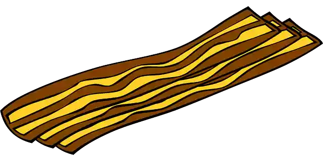 Free download Bacon Slices Breakfast - Free vector graphic on Pixabay free illustration to be edited with GIMP free online image editor