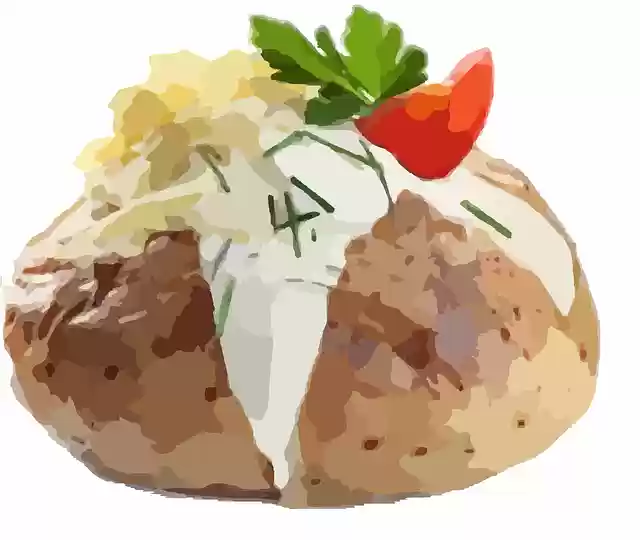 Free download Baked Potato Potatoes Vegetable - Free vector graphic on Pixabay free illustration to be edited with GIMP free online image editor