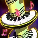 Ball Jump Piano Tile  screen for extension Chrome web store in OffiDocs Chromium