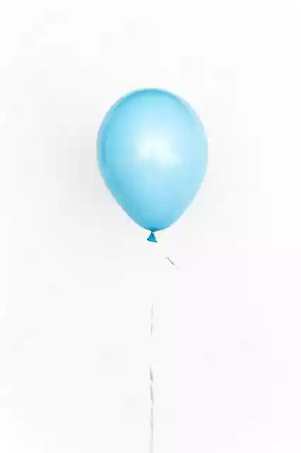 Free download Balloon Blue Birthday -  free photo or picture to be edited with GIMP online image editor