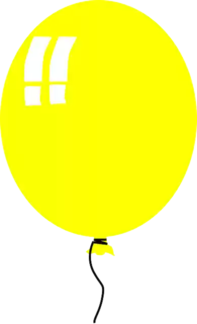 Free download Balloon Yellow Birthday - Free vector graphic on Pixabay free illustration to be edited with GIMP free online image editor