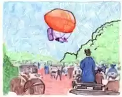 Free download Baloon Drawing Colored Pencil free photo or picture to be edited with GIMP online image editor