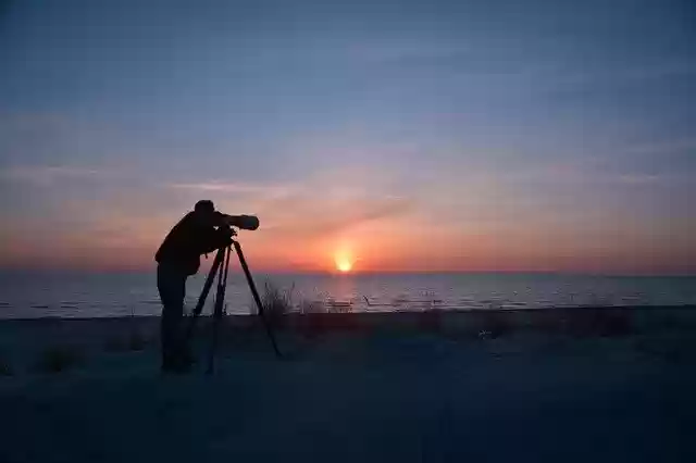 Free download Baltic Sea Sunset Photographer -  free photo or picture to be edited with GIMP online image editor