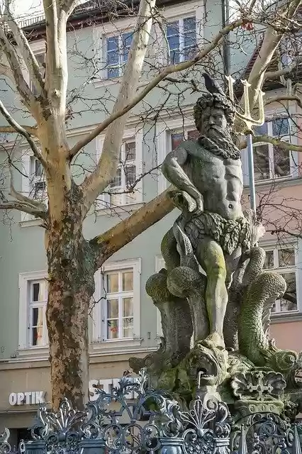 Free download Bamberg Neptunbrunnen Still Image -  free photo or picture to be edited with GIMP online image editor
