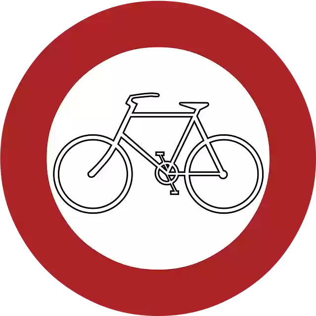 Free download Ban Cyclists Warning - Free vector graphic on Pixabay free illustration to be edited with GIMP free online image editor
