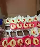 Free download Bang Bus World AIDs day cupcakes free photo or picture to be edited with GIMP online image editor