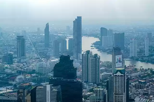 Free download bangkok thailand city aerial view free picture to be edited with GIMP free online image editor