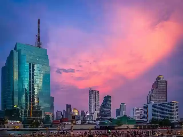 Free download bangkok thailand evening mood flow free picture to be edited with GIMP free online image editor