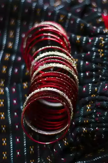 Free download Bangles Red Nepal -  free photo or picture to be edited with GIMP online image editor