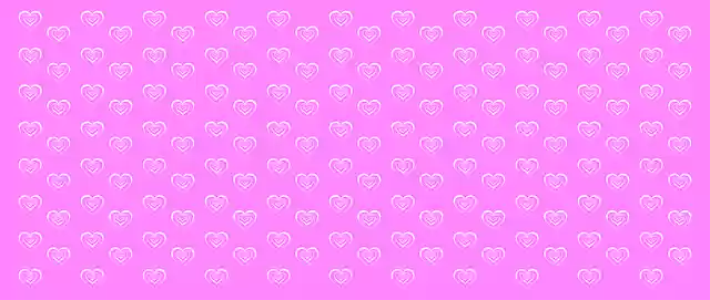Free download Banner Pink Hearts -  free illustration to be edited with GIMP free online image editor
