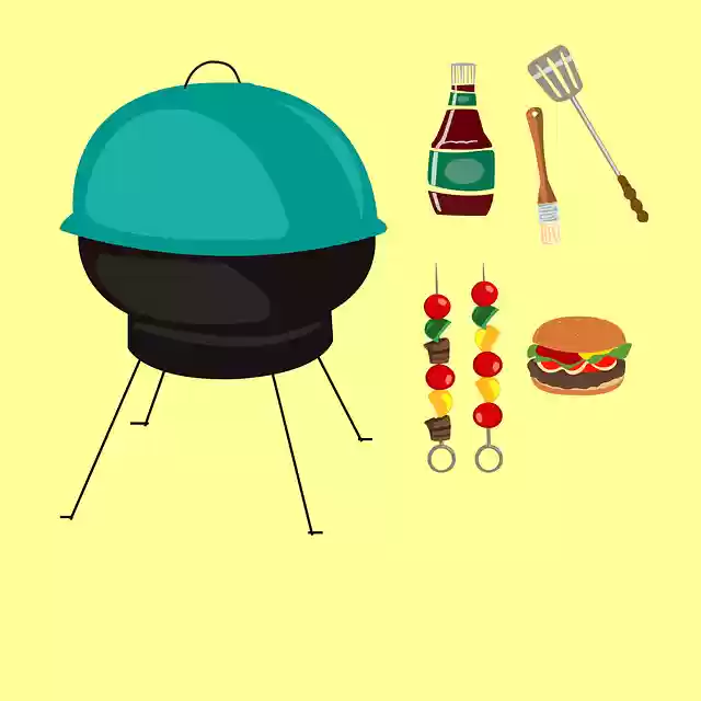 Free download Barbeque Spatula Burger - Free vector graphic on Pixabay free illustration to be edited with GIMP free online image editor