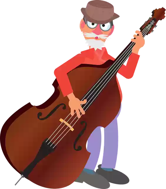 Free download Bass Musician Music - Free vector graphic on Pixabay free illustration to be edited with GIMP free online image editor