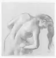 Free download Bather Drying Herself free photo or picture to be edited with GIMP online image editor