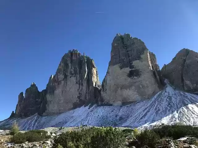 Free download Battlements Alpine Mountains -  free photo or picture to be edited with GIMP online image editor