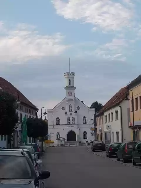 Free download Bavaria Town Hall Nandlstadt -  free photo or picture to be edited with GIMP online image editor