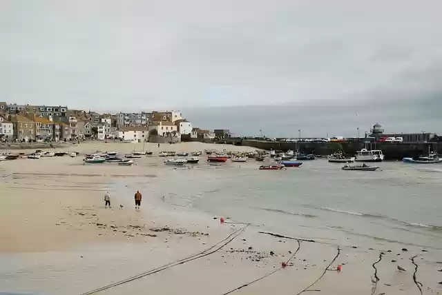 Free download bay cornwall st ives ocean sea free picture to be edited with GIMP free online image editor