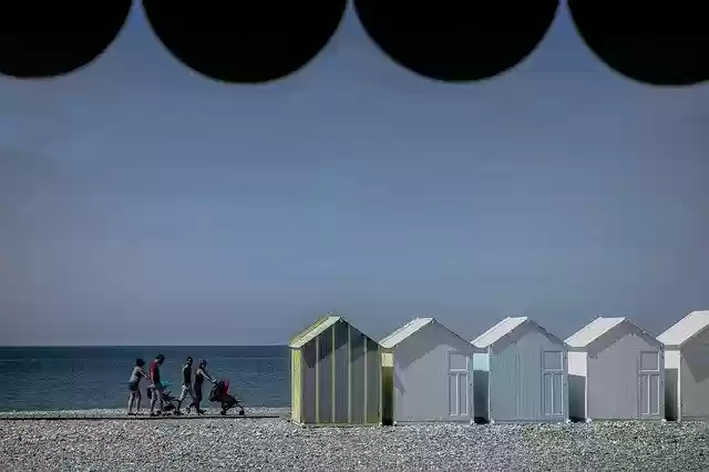 Free download Beach Cabin Sea -  free photo or picture to be edited with GIMP online image editor