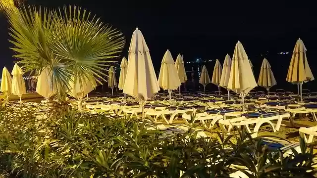 Free download Beach Night Turkey -  free free photo or picture to be edited with GIMP online image editor