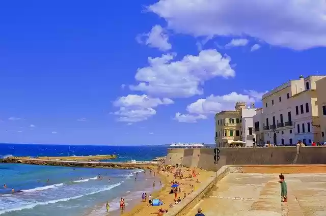 Free download Beach Puglia Gallipoli -  free photo or picture to be edited with GIMP online image editor