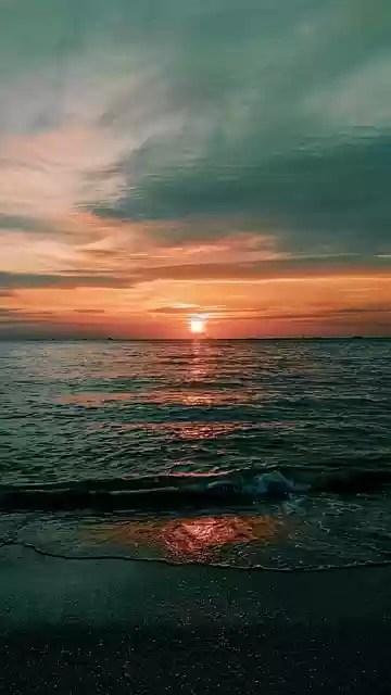 Free download beach sunset nature boat ocean free picture to be edited with GIMP free online image editor