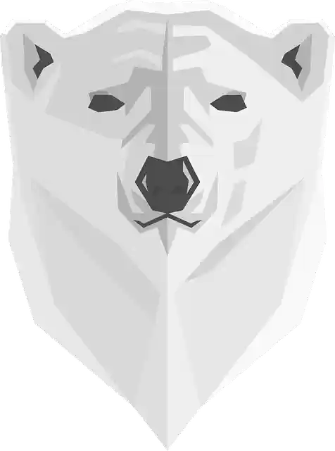 Free download Bear Polar Minimalist - Free vector graphic on Pixabay free illustration to be edited with GIMP online image editor