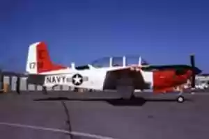 Free download Beech T-34C Mentor  161791 TAW-5 NAS Moffett Field 2Jul83 Peter B Lewis free photo or picture to be edited with GIMP online image editor