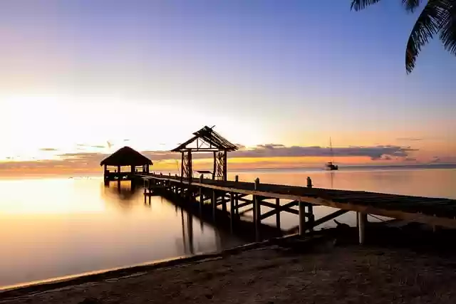 Free download belize sunset ocean sea travel free picture to be edited with GIMP free online image editor