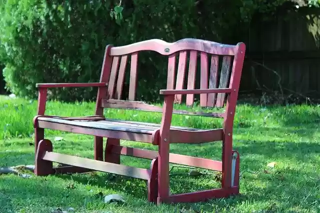 Free download Bench Red -  free photo or picture to be edited with GIMP online image editor