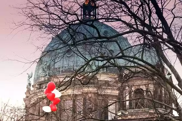 Free download Berlin Cathedral Balloon free photo template to be edited with GIMP online image editor
