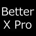 better x pro  screen for extension Chrome web store in OffiDocs Chromium