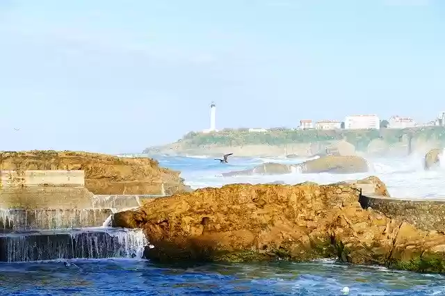 Free download Biarritz Sea Ocean -  free photo or picture to be edited with GIMP online image editor