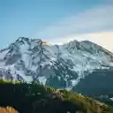 Big mountains and green forests  screen for extension Chrome web store in OffiDocs Chromium