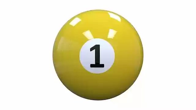 Free download Billiards Ball One free illustration to be edited with GIMP online image editor