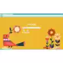bird and teal old chrome color theme  screen for extension Chrome web store in OffiDocs Chromium