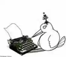 Free download Bird Typing GIF free photo or picture to be edited with GIMP online image editor