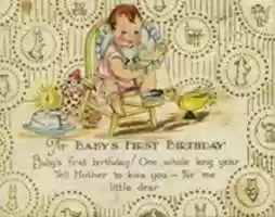 Free download Birthday Card From 1929 free photo or picture to be edited with GIMP online image editor