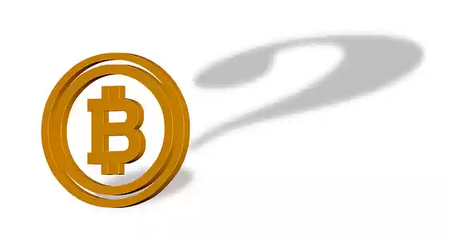 Free download Bitcoin Currency Shadow Question -  free illustration to be edited with GIMP free online image editor